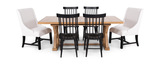 Clear Lake Trestle Table With 4 Windsor Chairs And 2 Host Chairs thumbnail 2