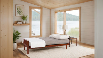 Trinity Full Futon With Cotton And Foam Cushion - Taxi Woodsmoke