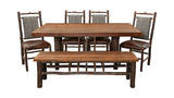 Appalachian Table With 4 South Fork Chairs and Bench thumbnail 2