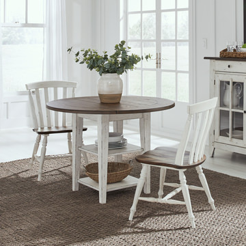 Al Fresco Drop Leaf Dining Table With 2 Chairs