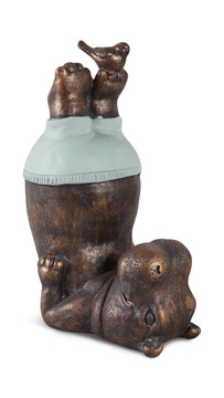 image Feet In The Air Hippo Statue