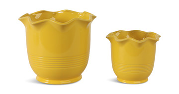 image Fluted Planters Set Of 2