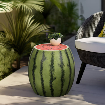 Watermelon Garden Stool