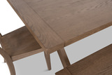 Dakota Oak Trestle Table With 4 Stools And Bench thumbnail 3
