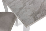 Salvadore Dining Table With 4 Dining Chairs thumbnail 3