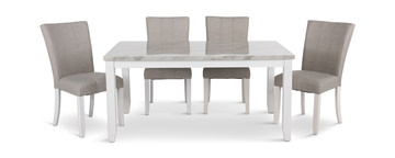 image Salvadore Dining Table With 4 Dining Chairs