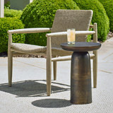 Joppa Outdoor Accent Table-Golden Dark Bronze thumbnail 2