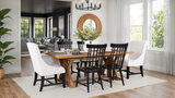 Clear Lake Trestle Table With 4 Windsor Chairs And 2 Host Chairs thumbnail 4