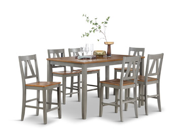 image Alameda Counter Table And 6 Stools