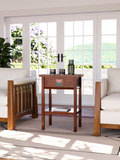 Floral Tile Tray Table thumbnail 2