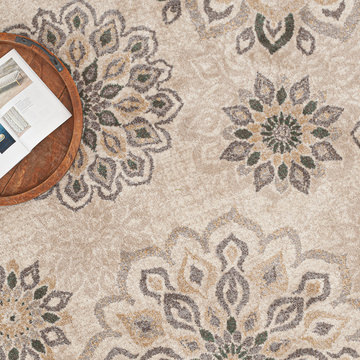 Minerva/Asterin Alabaster Area Rug - 5′0″ x 7′3″