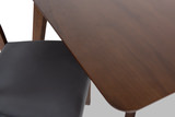 Ireland Espresso Extension Table With 4 Chairs thumbnail 3