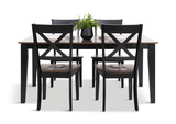À La Carte Dining Table And 4 Chairs - Black thumbnail 4