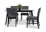 Ireland Espresso Extension Table With 4 Chairs thumbnail 7