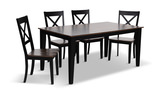 À La Carte Dining Table And 4 Chairs - Black thumbnail 2
