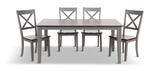 À La Carte Dining Table With 4 Chairs - Grey thumbnail 2