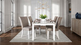 Salvadore Dining Table With 4 Dining Chairs thumbnail 4