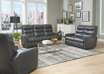 image Nash Power Reclining Sofa And Loveseat Set