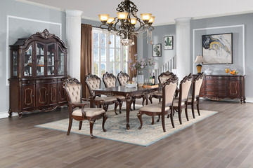 Philippa Table With 6 Side Chairs and 2 Arm Chairs