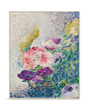 image Chrysanthemums Framed Canvas