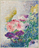 Chrysanthemums Framed Canvas thumbnail 2