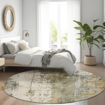 Kochi Putty Washable Area Rug - 8′0″ X 8′0″