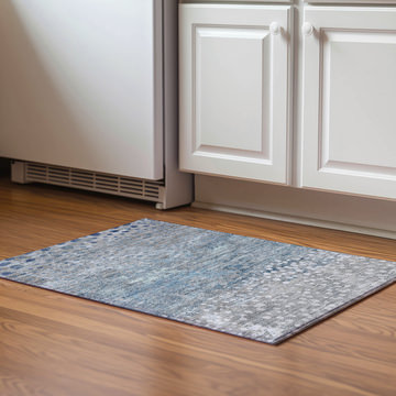 Kochi Gray Washable Area Rug - 2′6″ X 3′10″