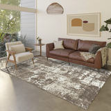 Kochi Brown Washable Area Rug - 5′0″ X 7′6″ thumbnail 3
