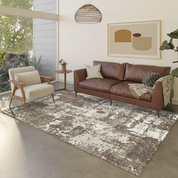 Kochi Brown Washable Area Rug - 9′0″ X 12′0″