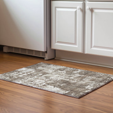 Kochi Brown Washable Area Rug - 2′6″ X 3′10″