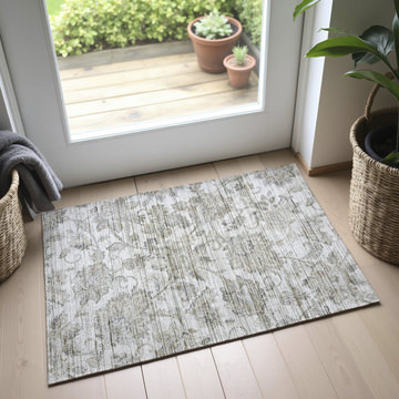 Silk Road Linen Washable Area Rug - 3′0″ X 5′0″