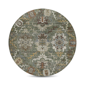 Silk Road Basil Washable Area Rug - 8′0″ X 8′0″