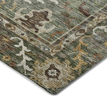 Silk Road Basil Washable Area Rug - 6′6″ X 9′6″
