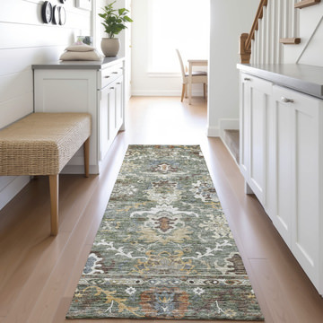 Silk Road Basil Washable Area Rug - 2′3″ X 7′6″