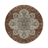 Silk Road Paprika Washable Area Rug - 8′0″ X 8′0″ thumbnail 1