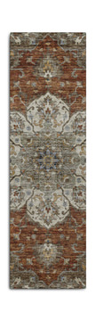 Silk Road Paprika Washable Area Rug - 2′3″ X 7′6″