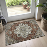 Silk Road Paprika Washable Area Rug - 2′6″ X 3′10″ thumbnail 2