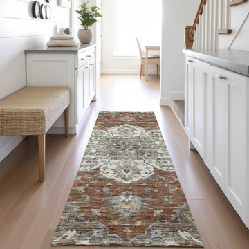 Silk Road Paprika Washable Area Rug - 2′3″ X 7′6″