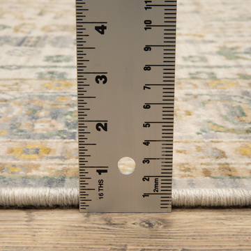 Acacia Beige/Tan Area Rug - 9′10″ X 12′10″