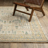 Acacia Beige/Tan Area Rug - 5′3″ X 7′6″ thumbnail 3