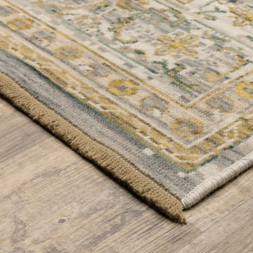Acacia Beige/Tan Area Rug - 9′10″ X 12′10″