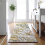 Ravenna Linen Washable Area Rug - 2′3″ X 7′6″ thumbnail 2