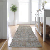 Ravenna Taupe Washable Area Rug - 2′3″ X 7′6″ thumbnail 2
