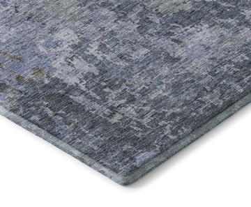Bresca Blue Washable Area Rug - 2′6″ X 3′10″