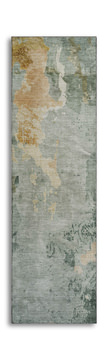 image Bresca Seafoam Washable Area Rug - 2′3″ X 7′6″