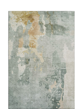 image Bresca Seafoam Washable Area Rug - 5′0″ X 7′6″