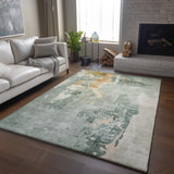 Bresca Seafoam Washable Area Rug - 5′0″ X 7′6″ thumbnail 3