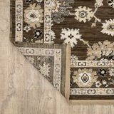 Acacia Kashan/Coffee Area Rug - 2′0″ X 3′0″ thumbnail 10