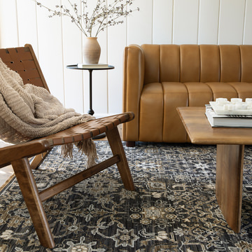 Acacia Persian/Charcoal Area Rug - 9′10″ X 12′10″