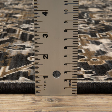 Acacia Persian/Charcoal Area Rug - 9′10″ X 12′10″